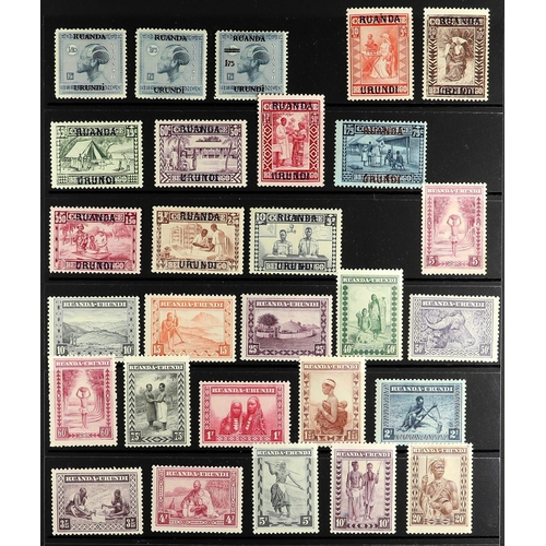 270 - BELGIAN COLONIES RUANDA-URUNDI 1916-31 mint collection, incl. 1916 10c 