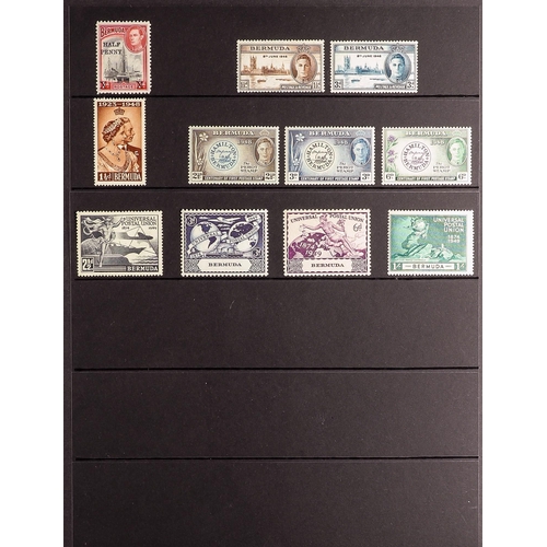 277 - BERMUDA 1937-52 MINT COLLECTION with a complete basic run, the 1938-52 Pictorials set incl. identifi... 