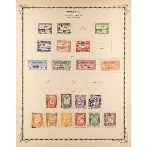 278 - BOLIVIA 1866-1971 COLLECTION of mint or used on Scott pages, with 19th Century ranges to 1b, later s... 