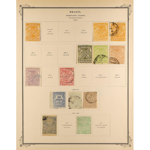 282 - BRAZIL 1850-1990's COLLECTION of mint & used incl. 1850's numeral imperfs & perf to 60c, 1860's to 5... 