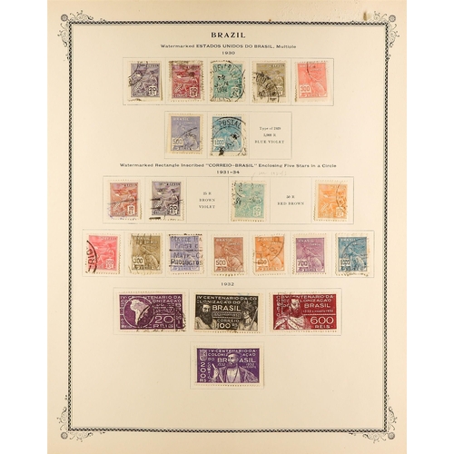 282 - BRAZIL 1850-1990's COLLECTION of mint & used incl. 1850's numeral imperfs & perf to 60c, 1860's to 5... 