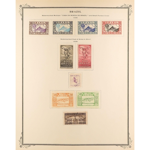 282 - BRAZIL 1850-1990's COLLECTION of mint & used incl. 1850's numeral imperfs & perf to 60c, 1860's to 5... 