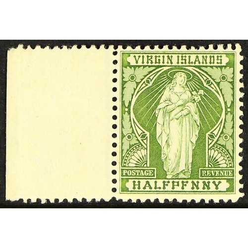 295 - BR. VIRGIN IS. 1899 ½d yellow-green, 