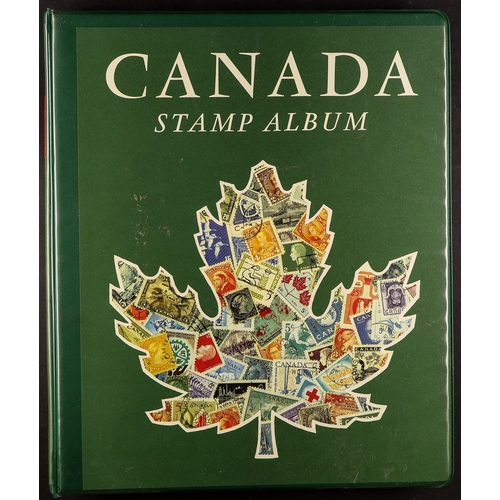 309 - CANADA 1859-1971 COLLECTION of mint and used in an album, incl. 1868-90 3c, 6c, 12½c & 15c Large Que... 