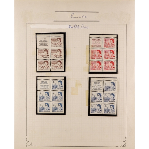 322 - CANADA 1953-1983 COLLECTION in an album, mint, never hinged mint & used stamps with multiples incl c... 