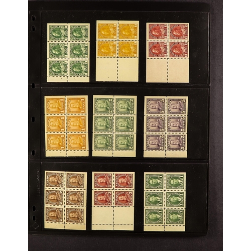 325 - CANADA BOOKLET PANES 1911-67 never hinged mint collection of all different incl. 1911-22 1c pane of ... 