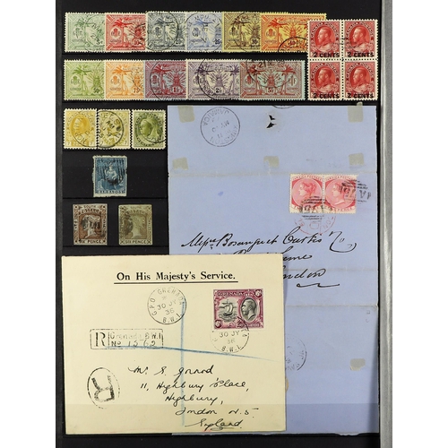 33 - COLLECTIONS & ACCUMULATIONS BRITISH COMMONWEALTH used ranges incl. Cyprus with QV range to 45pi, New... 