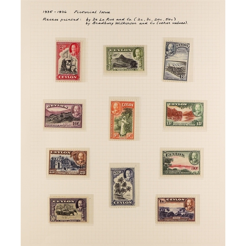 335 - CEYLON 1918-65 COLLECTION a mainly mint (some never hinged) collection incl. 1918-19 overprints and ... 