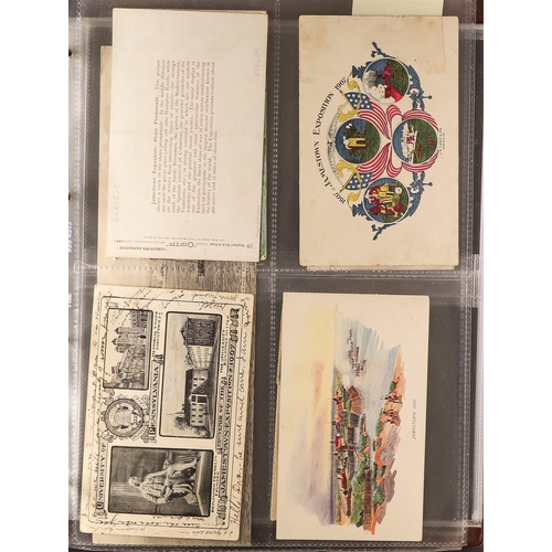 34 - COLLECTIONS & ACCUMULATIONS UNITED STATES EXHIBITIONS - 1907 JAMESTOWN EXPOSITION incl. National Ban... 