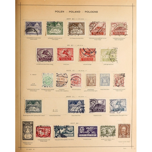 36 - COLLECTIONS & ACCUMULATIONS EUROPE 1854-1930 MINT & USED COLLECTION in a printed album, with Montene... 