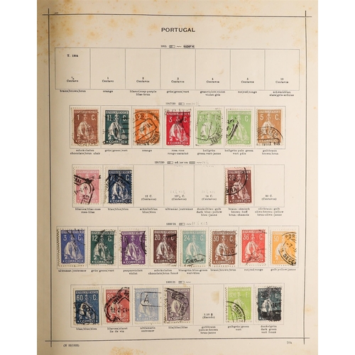 36 - COLLECTIONS & ACCUMULATIONS EUROPE 1854-1930 MINT & USED COLLECTION in a printed album, with Montene... 