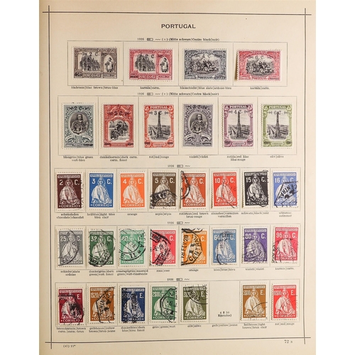 36 - COLLECTIONS & ACCUMULATIONS EUROPE 1854-1930 MINT & USED COLLECTION in a printed album, with Montene... 