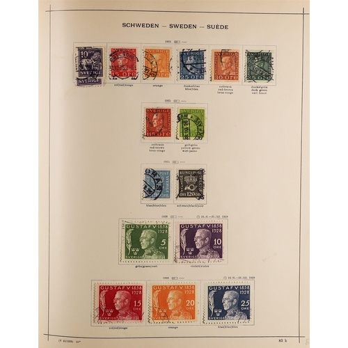 36 - COLLECTIONS & ACCUMULATIONS EUROPE 1854-1930 MINT & USED COLLECTION in a printed album, with Montene... 