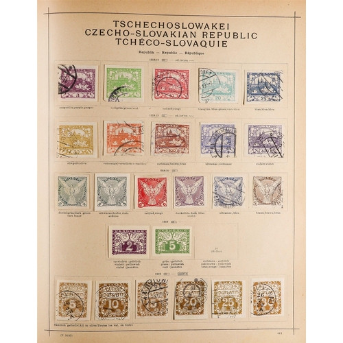 36 - COLLECTIONS & ACCUMULATIONS EUROPE 1854-1930 MINT & USED COLLECTION in a printed album, with Montene... 