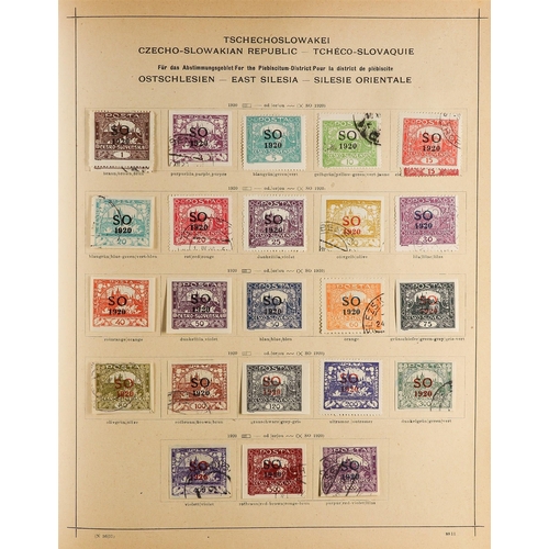 36 - COLLECTIONS & ACCUMULATIONS EUROPE 1854-1930 MINT & USED COLLECTION in a printed album, with Montene... 