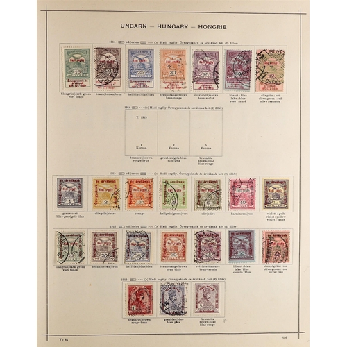 36 - COLLECTIONS & ACCUMULATIONS EUROPE 1854-1930 MINT & USED COLLECTION in a printed album, with Montene... 