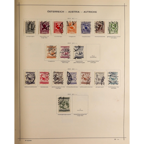 36 - COLLECTIONS & ACCUMULATIONS EUROPE 1854-1930 MINT & USED COLLECTION in a printed album, with Montene... 