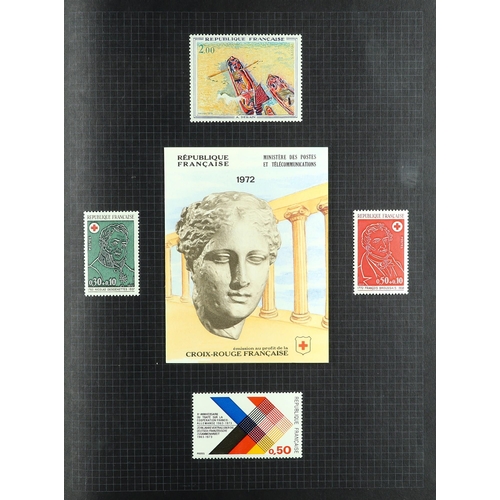 37 - COLLECTIONS & ACCUMULATIONS WORLD COLLECTION 1920's-80's mainly mint issues in three albums, incl. A... 