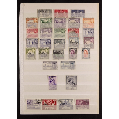 371 - CYPRUS 1937-52 COMPLETE USED COLLECTION SG 148/171, fine used. S.T.C. £148. (30+ stamps)