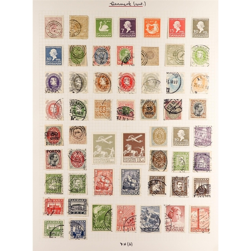 378 - DENMARK 1854-1953 MINT & USED COLLECTION CAT 3000+ incl. 1854-57 2s & 16s (4 margins) used, 1858 8s... 