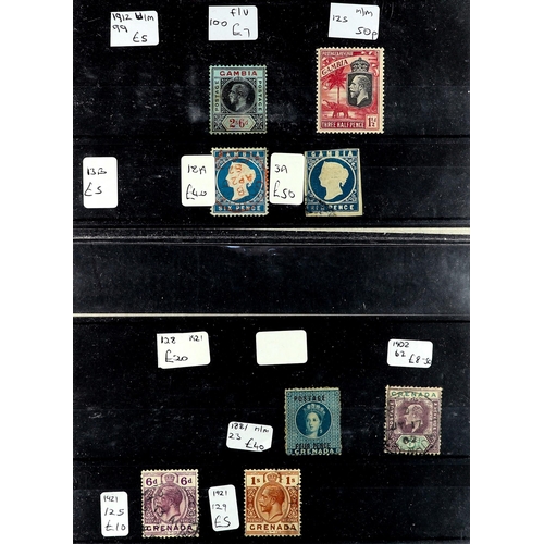 39 - COLLECTIONS & ACCUMULATIONS BRITISH COMMONWEALTH a dealers  range in two albums, QV to a few QE2, mi... 