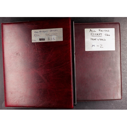 39 - COLLECTIONS & ACCUMULATIONS BRITISH COMMONWEALTH a dealers  range in two albums, QV to a few QE2, mi... 