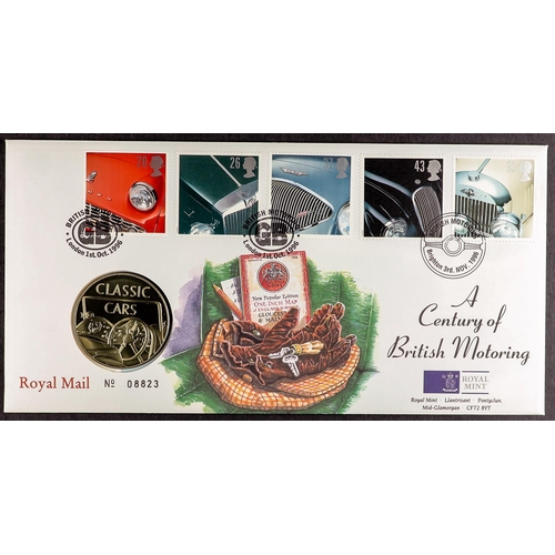 40 - COLLECTIONS & ACCUMULATIONS COIN COVERS OF GREAT BRITAIN 1986-2010 Royal Mint special FDC's with ins... 