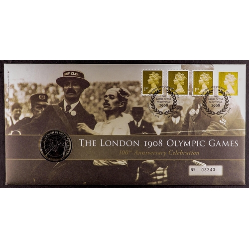 40 - COLLECTIONS & ACCUMULATIONS COIN COVERS OF GREAT BRITAIN 1986-2010 Royal Mint special FDC's with ins... 