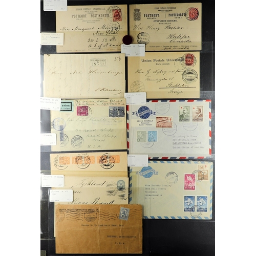 408 - FINLAND 1850's-1950's COVERS RANGE an American dealers stock (P.T.S.A. $1090+) incl. Russian period,... 