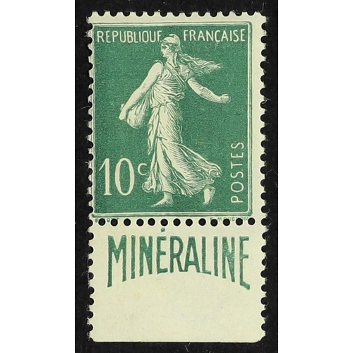 417 - FRANCE 1924-26 10c green with 