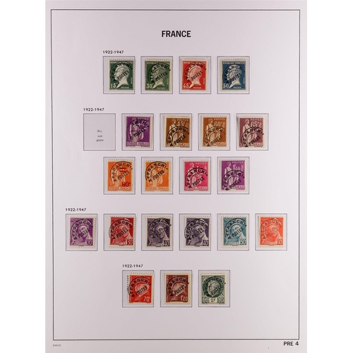 429 - FRANCE PRECANCELS 1920-47 collection, incl. 1920-22 