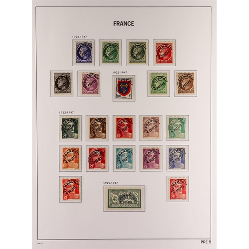 429 - FRANCE PRECANCELS 1920-47 collection, incl. 1920-22 