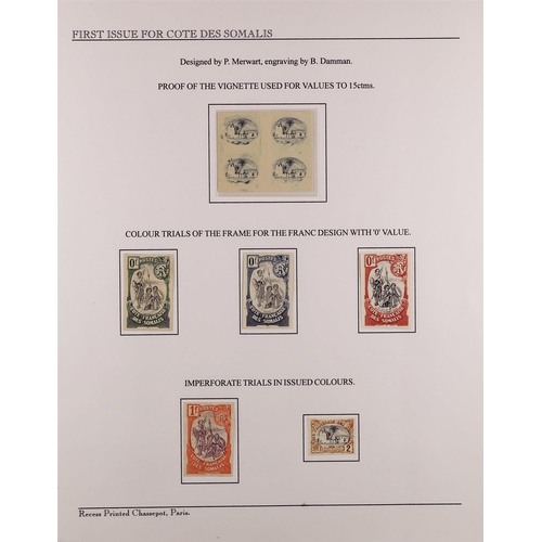 448 - FRENCH COLONIES SOMALI COAST 1902 and 1903 definitive issues, a fine mint collection, wiith 1902-03 ... 