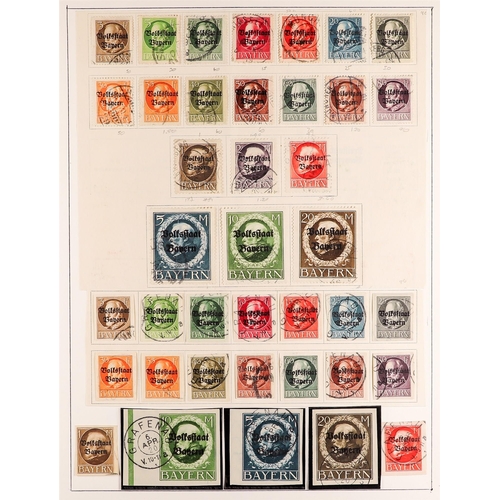 461 - GERMAN STATES BAVARIA 1849-1920 mint and used collection incl. 1850-58 all values to 12k (2) used; 1... 