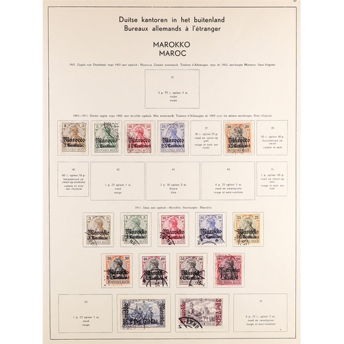 483 - GERMANY POST OFFICES IN LEVANT 1884-1913 a used collection incl. PO's in Turkey 1884 range to 2½pi o... 