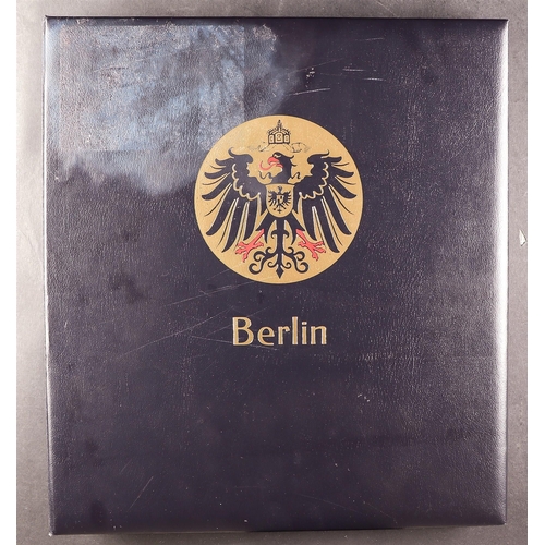 497 - GERMANY - BERLIN 1957-90 NEVER HINGED MINT collection in a 