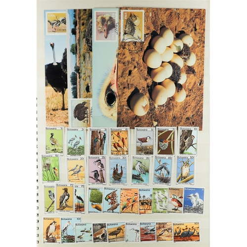 55 - COLLECTIONS & ACCUMULATIONS WORLD RANGES IN SEVEN STOCKBOOKS with clean mint (incl. never hinged) an... 