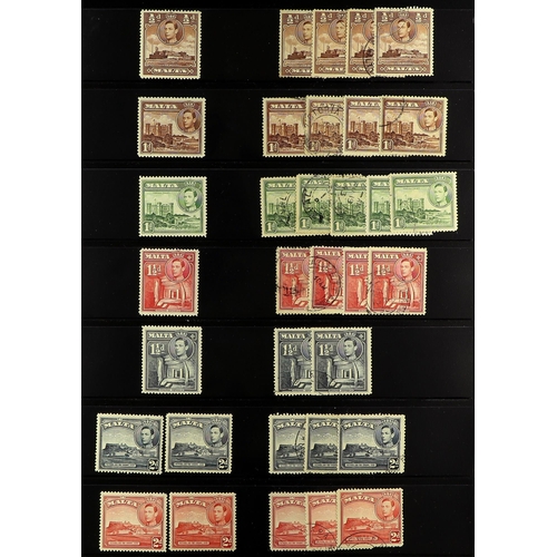 56 - COLLECTIONS & ACCUMULATIONS WORLD IN FOUR BOXES incl. much Malta incl. modern presentation packs, ye... 