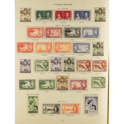 6 - COLLECTIONS & ACCUMULATIONS COMMONWEALTH KGVI MINT COLLECTION IN A CROWN ALBUM well filled incl. Ade... 