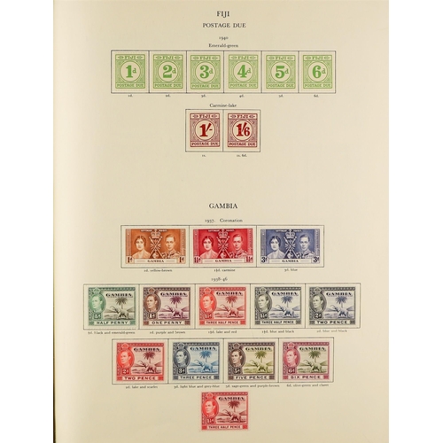 6 - COLLECTIONS & ACCUMULATIONS COMMONWEALTH KGVI MINT COLLECTION IN A CROWN ALBUM well filled incl. Ade... 