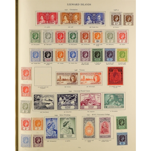 6 - COLLECTIONS & ACCUMULATIONS COMMONWEALTH KGVI MINT COLLECTION IN A CROWN ALBUM well filled incl. Ade... 