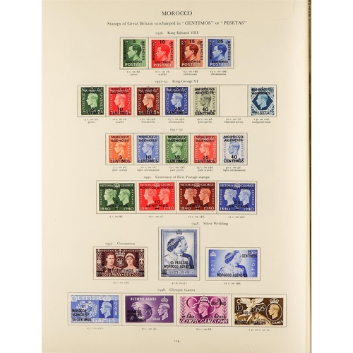 6 - COLLECTIONS & ACCUMULATIONS COMMONWEALTH KGVI MINT COLLECTION IN A CROWN ALBUM well filled incl. Ade... 