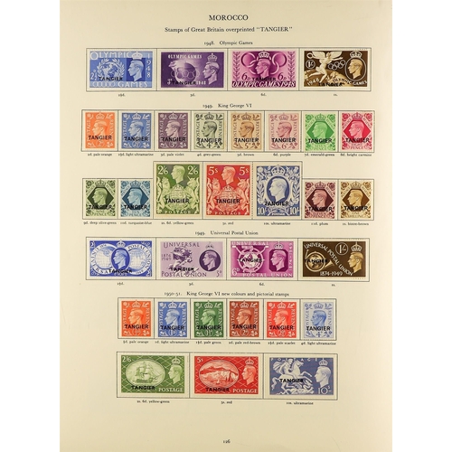 6 - COLLECTIONS & ACCUMULATIONS COMMONWEALTH KGVI MINT COLLECTION IN A CROWN ALBUM well filled incl. Ade... 