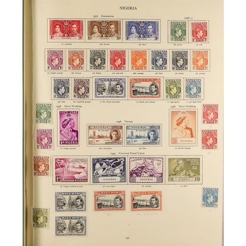 6 - COLLECTIONS & ACCUMULATIONS COMMONWEALTH KGVI MINT COLLECTION IN A CROWN ALBUM well filled incl. Ade... 