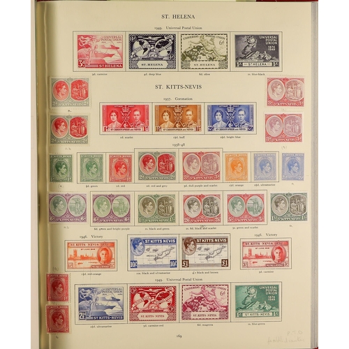 6 - COLLECTIONS & ACCUMULATIONS COMMONWEALTH KGVI MINT COLLECTION IN A CROWN ALBUM well filled incl. Ade... 