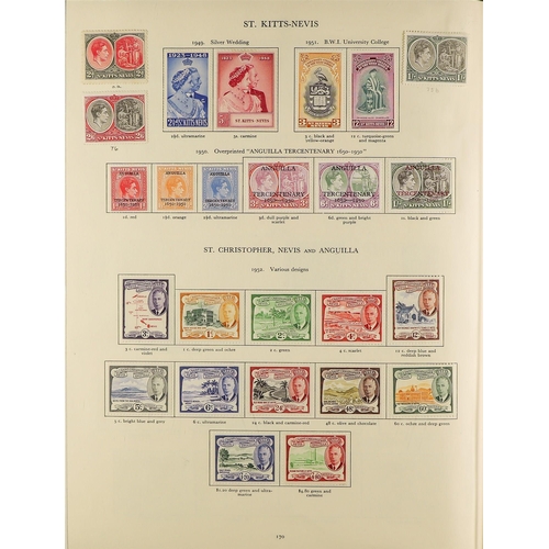 6 - COLLECTIONS & ACCUMULATIONS COMMONWEALTH KGVI MINT COLLECTION IN A CROWN ALBUM well filled incl. Ade... 