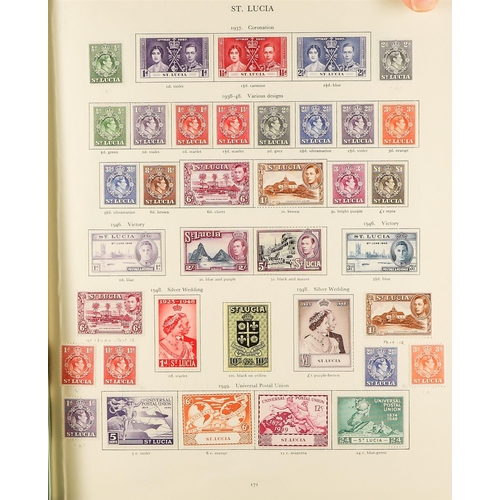 6 - COLLECTIONS & ACCUMULATIONS COMMONWEALTH KGVI MINT COLLECTION IN A CROWN ALBUM well filled incl. Ade... 