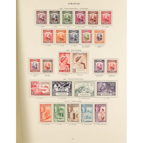 6 - COLLECTIONS & ACCUMULATIONS COMMONWEALTH KGVI MINT COLLECTION IN A CROWN ALBUM well filled incl. Ade... 