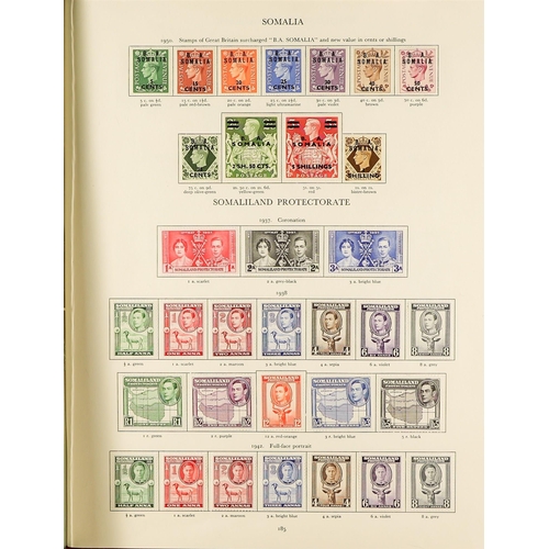 6 - COLLECTIONS & ACCUMULATIONS COMMONWEALTH KGVI MINT COLLECTION IN A CROWN ALBUM well filled incl. Ade... 