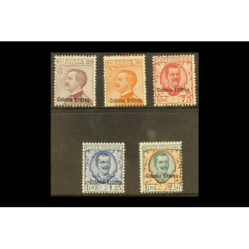 623 - ITALIAN COLONIES ERITREA 1928-29 Victor Emmanuel III overprinted 